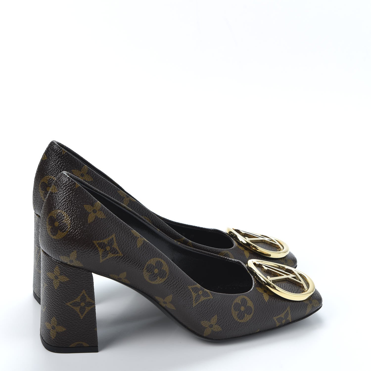 Louis Vuitton Monogram Madeleine Pumps 37 4 of 10