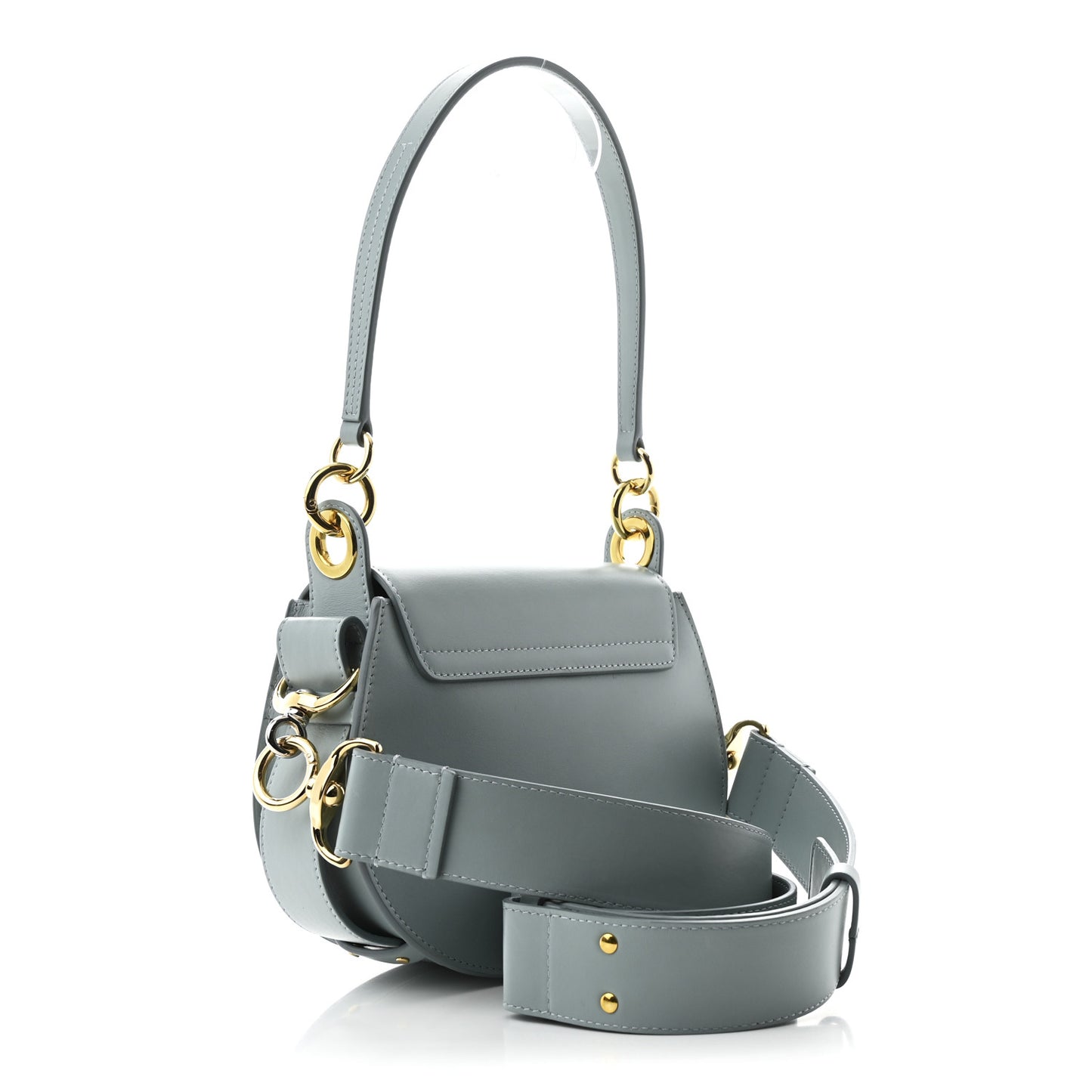 Calfskin Small Tess Bag Faded Blue