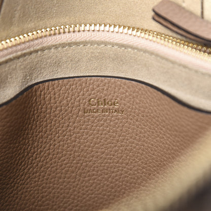 Chloe Grained Calfskin Small Hayley Hobo Nut 6 of 9