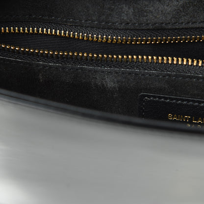 Saint Laurent Patent Y Quilted Joan Satchel Black 11 of 15