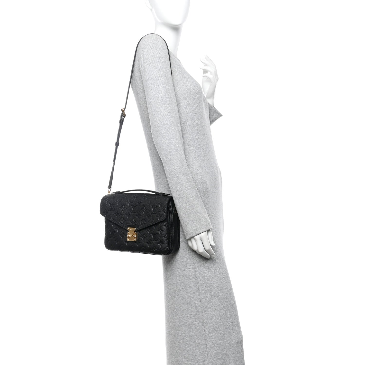 Louis Vuitton Empreinte Pochette Metis Black 2 of 10