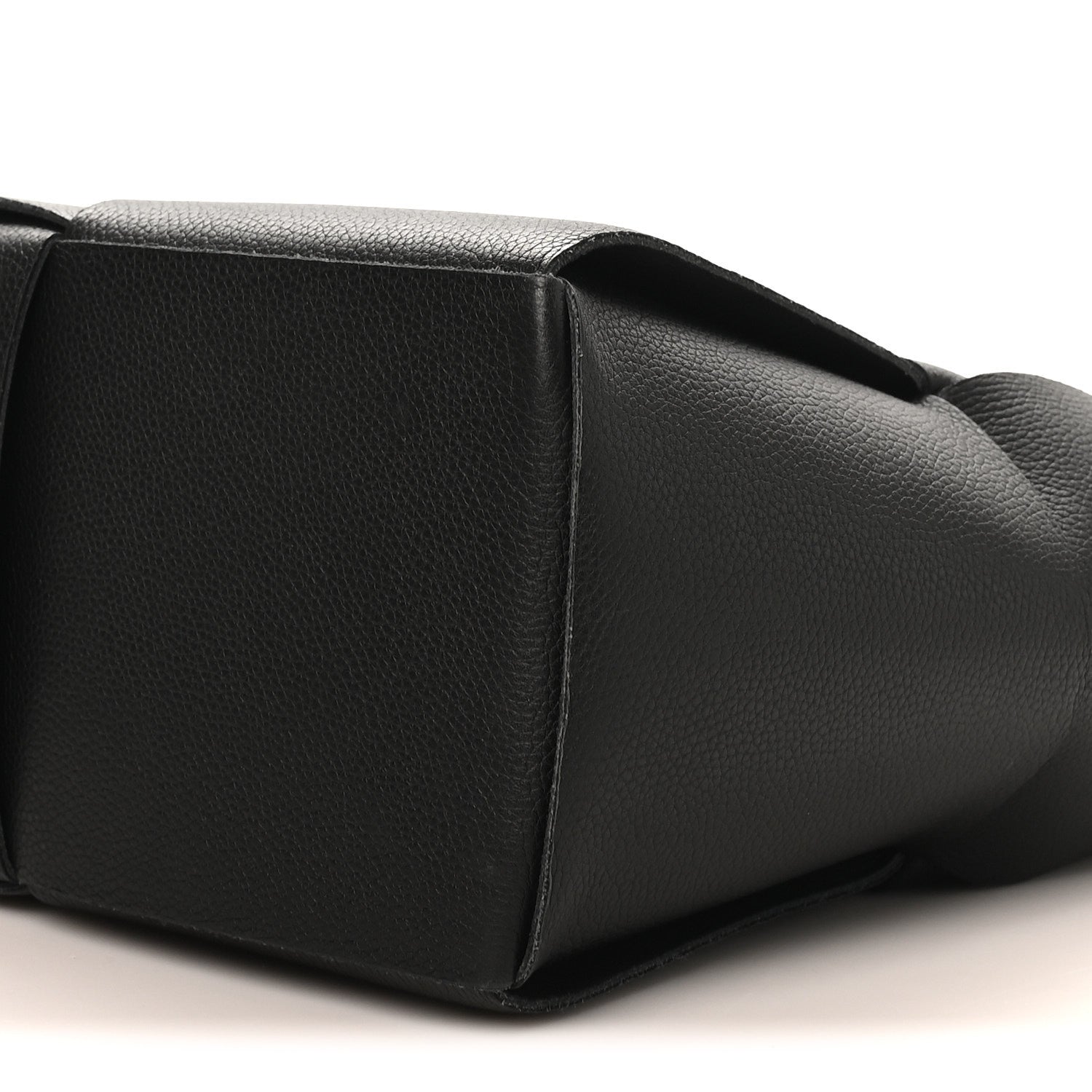 Bottega Veneta Grained Calfskin Maxi Intrecciato Medium Arco Tote Black 10 of 10