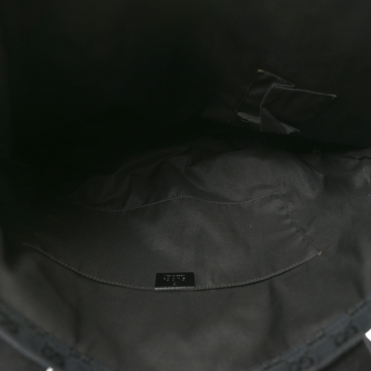 GG Monogram Medium Handle Vertical Tote Black