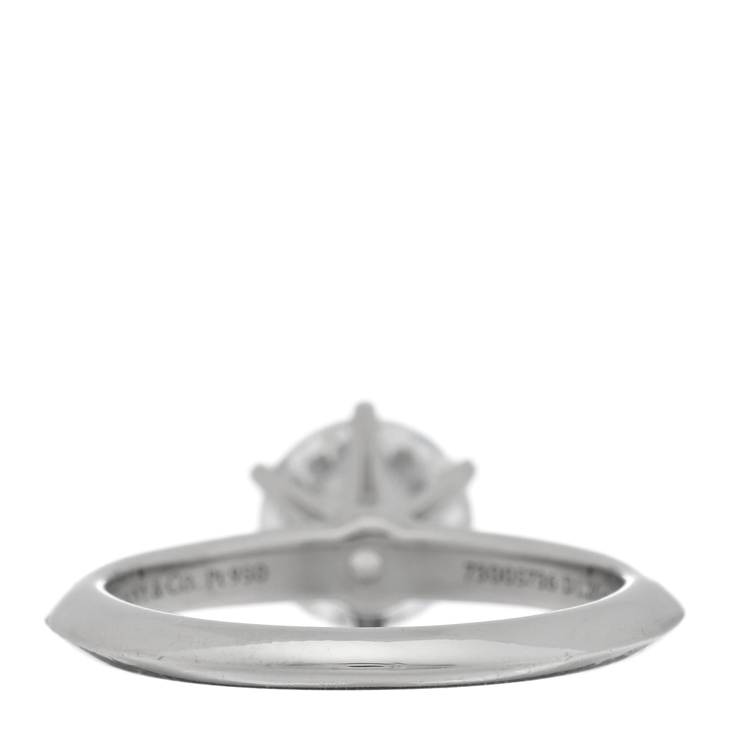 Platinum Diamond 1.26ct Solitaire Engagement Ring 49 5
