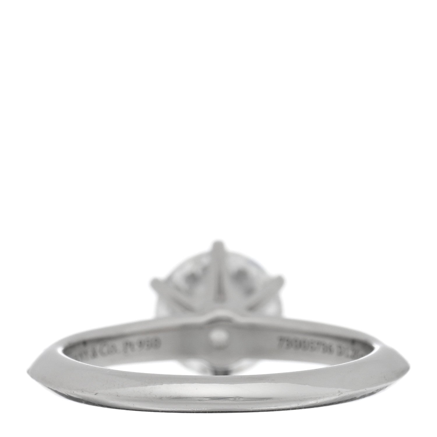 Tiffany Platinum Diamond 1.26ct Solitaire Engagement Ring 49 5 3 of 5
