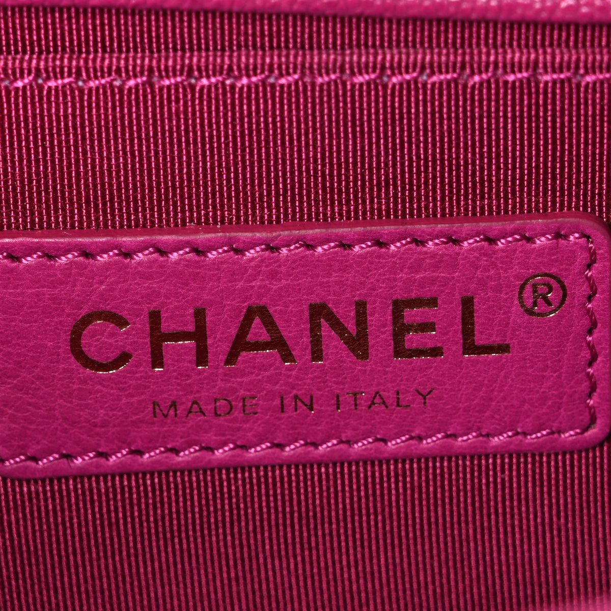 Chanel Caviar Quilted Small Boy Flap Fuchsia 6 of 10