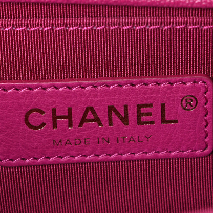 Chanel Caviar Quilted Small Boy Flap Fuchsia 6 of 10