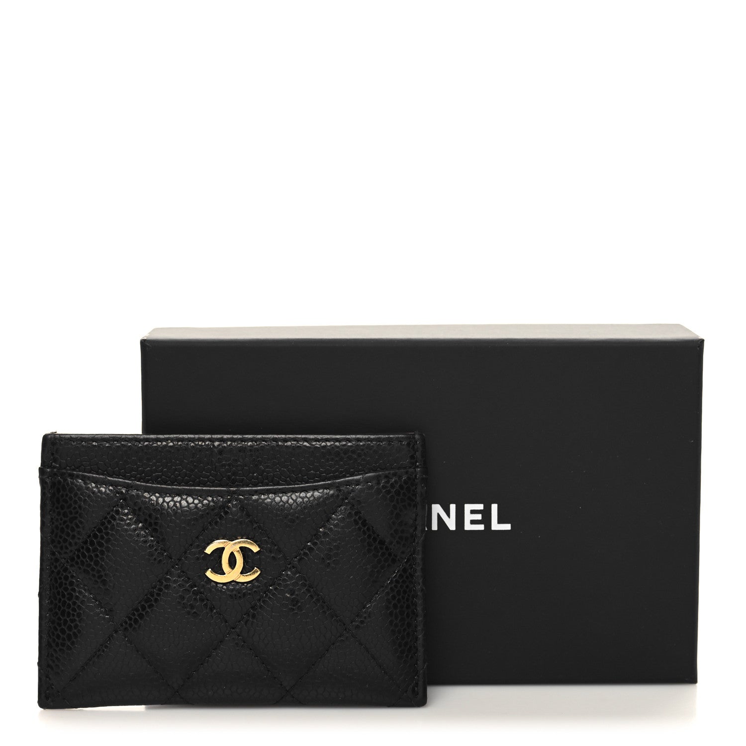 Chanel Caviar Quilted Card Holder Black 10 of 10
