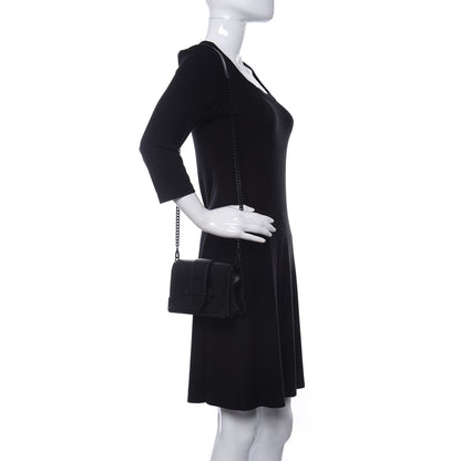 Prada City Calfskin Saffiano Cahier Bag Black 2 of 9