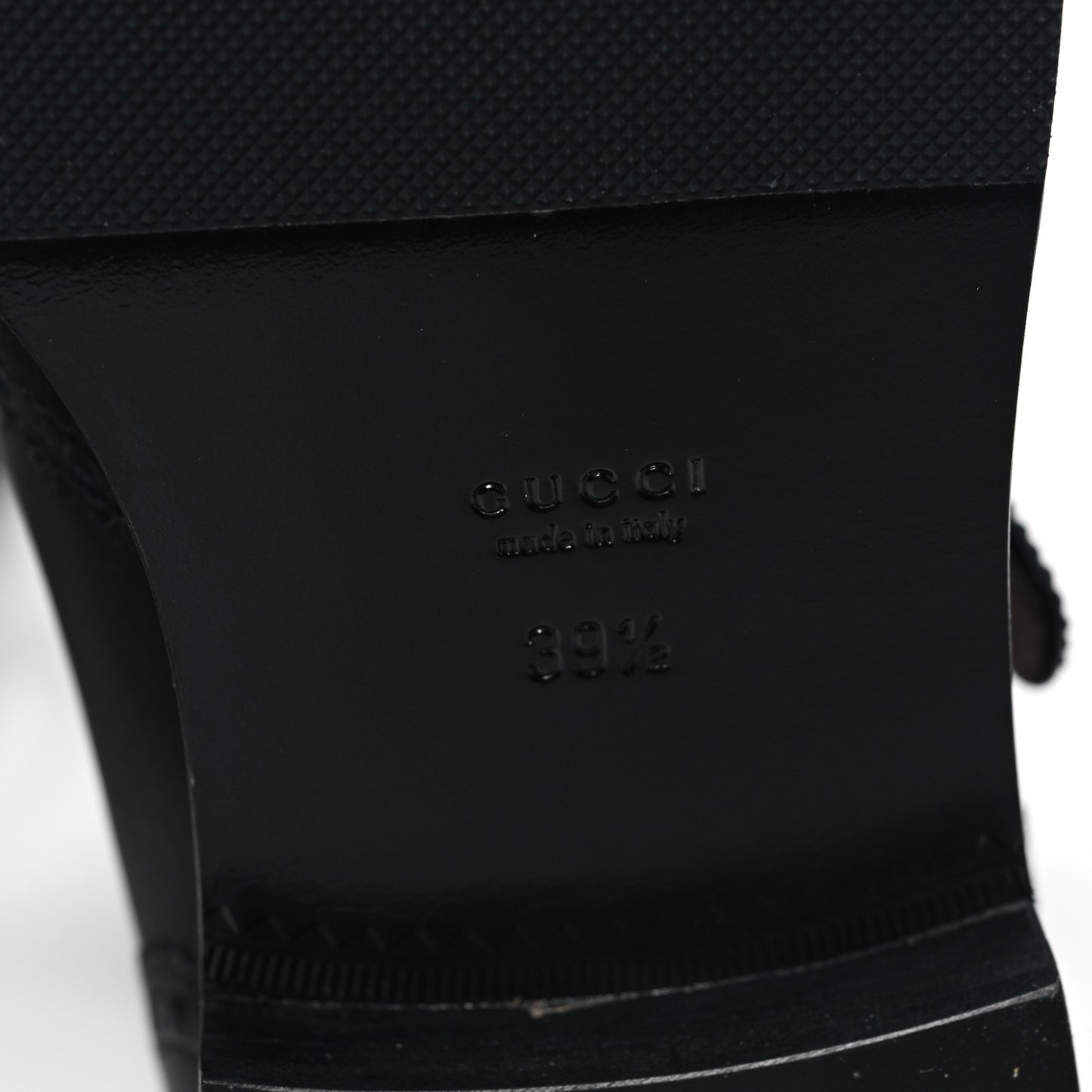 Calfskin Queercore Brogue Knee High Boots 39.5 Black
