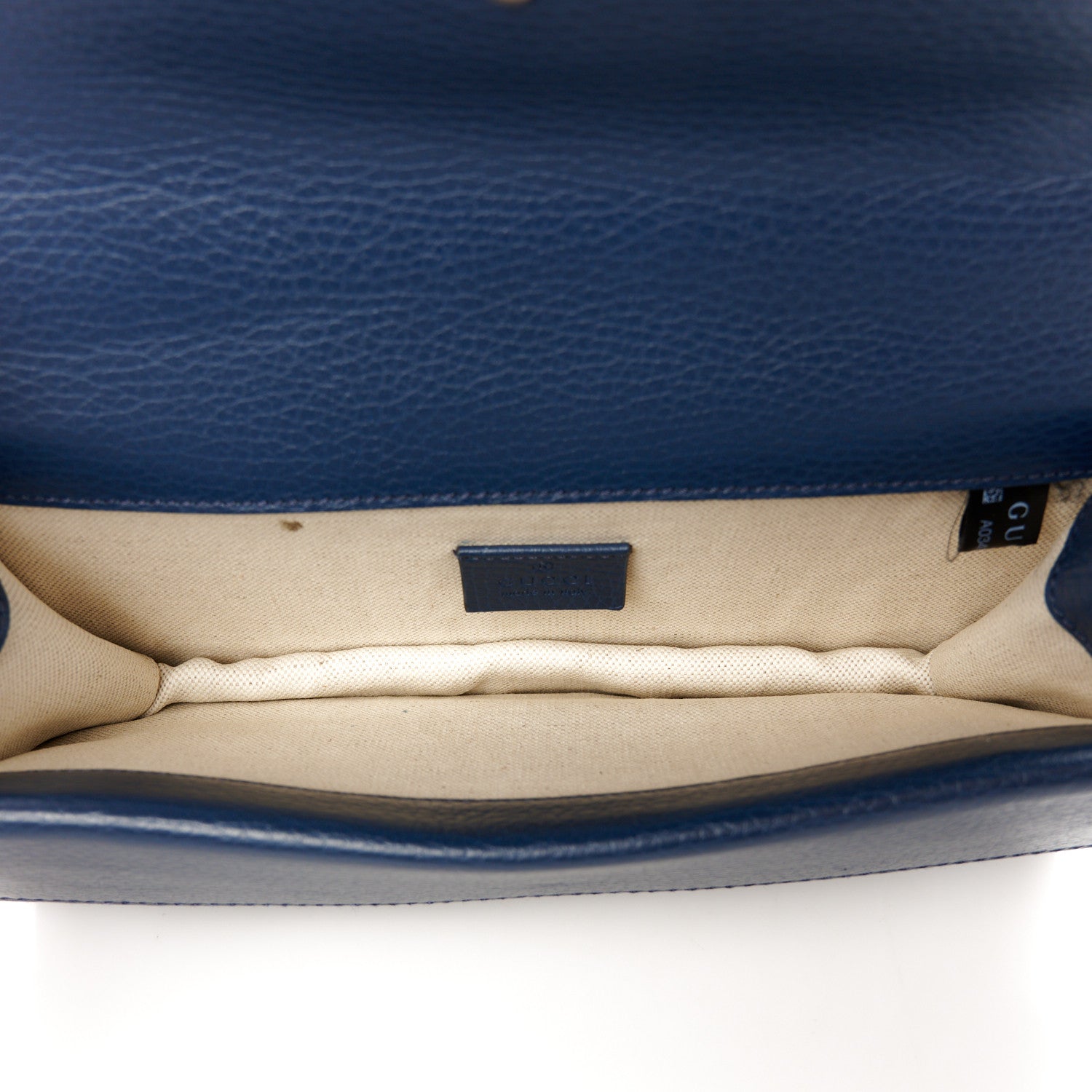 Gucci Dollar Calfskin Enamel Small Dionysus Shoulder Bag Blue Agata Electric Blue 5 of 13