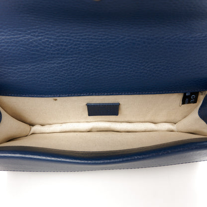 Gucci Dollar Calfskin Enamel Small Dionysus Shoulder Bag Blue Agata Electric Blue 5 of 13