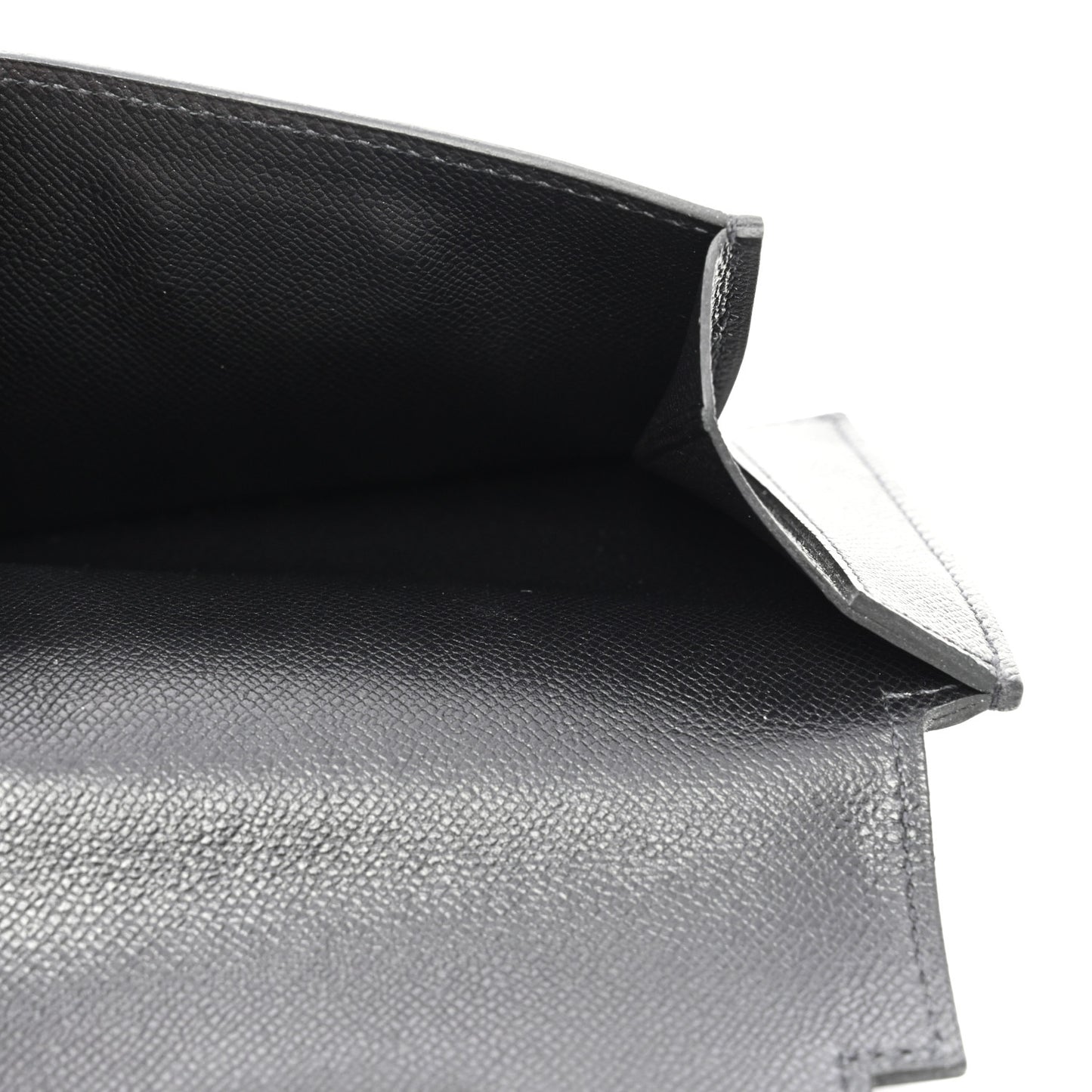 Epsom Kelly Pocket Compact Wallet Black