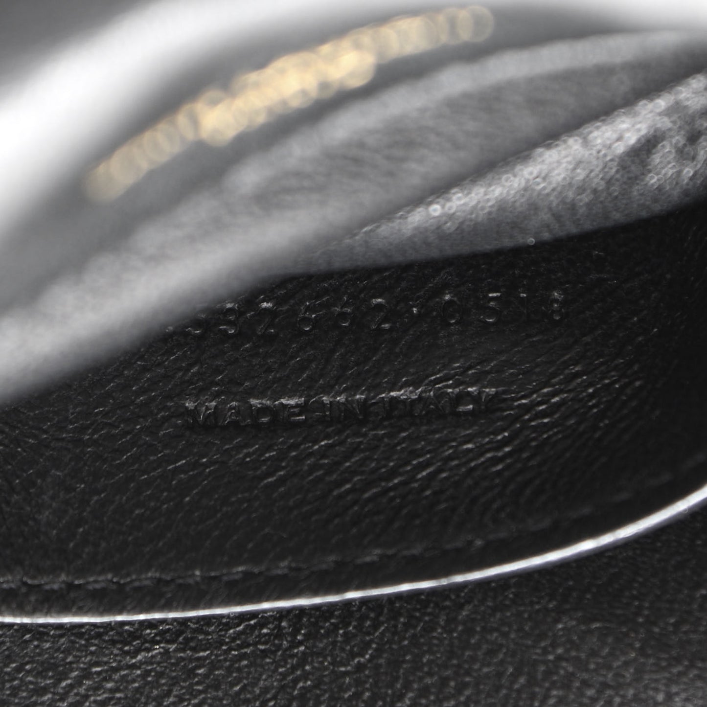 Lambskin Matelasse Chevron Monogram Small Sulpice Bag Black