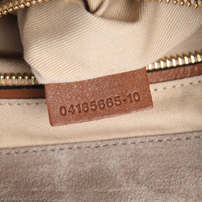 Chloe Suede Calfskin Small Lexa Shoulder Bag Motty Grey 7 of 8