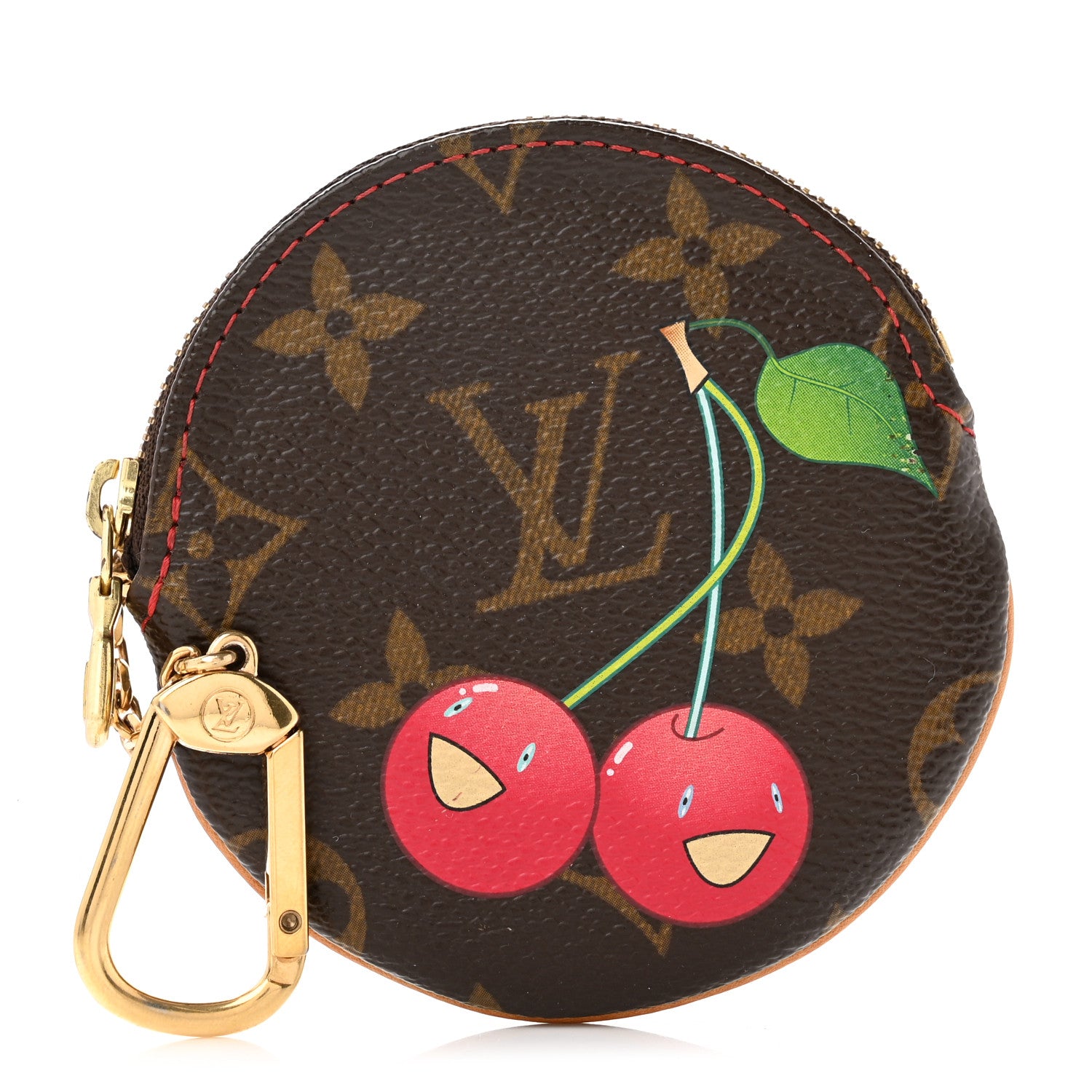 Louis Vuitton Monogram Cerises Round Coin Purse 1 of 6