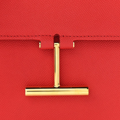 Tom Ford Grained Calfskin Mini T Clasp Tara Crossbody Bag Red 7 of 11