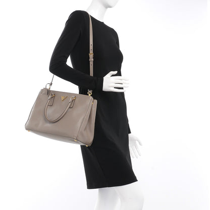 Prada Saffiano Medium Galleria Double Zip Tote Argilla 2 of 15