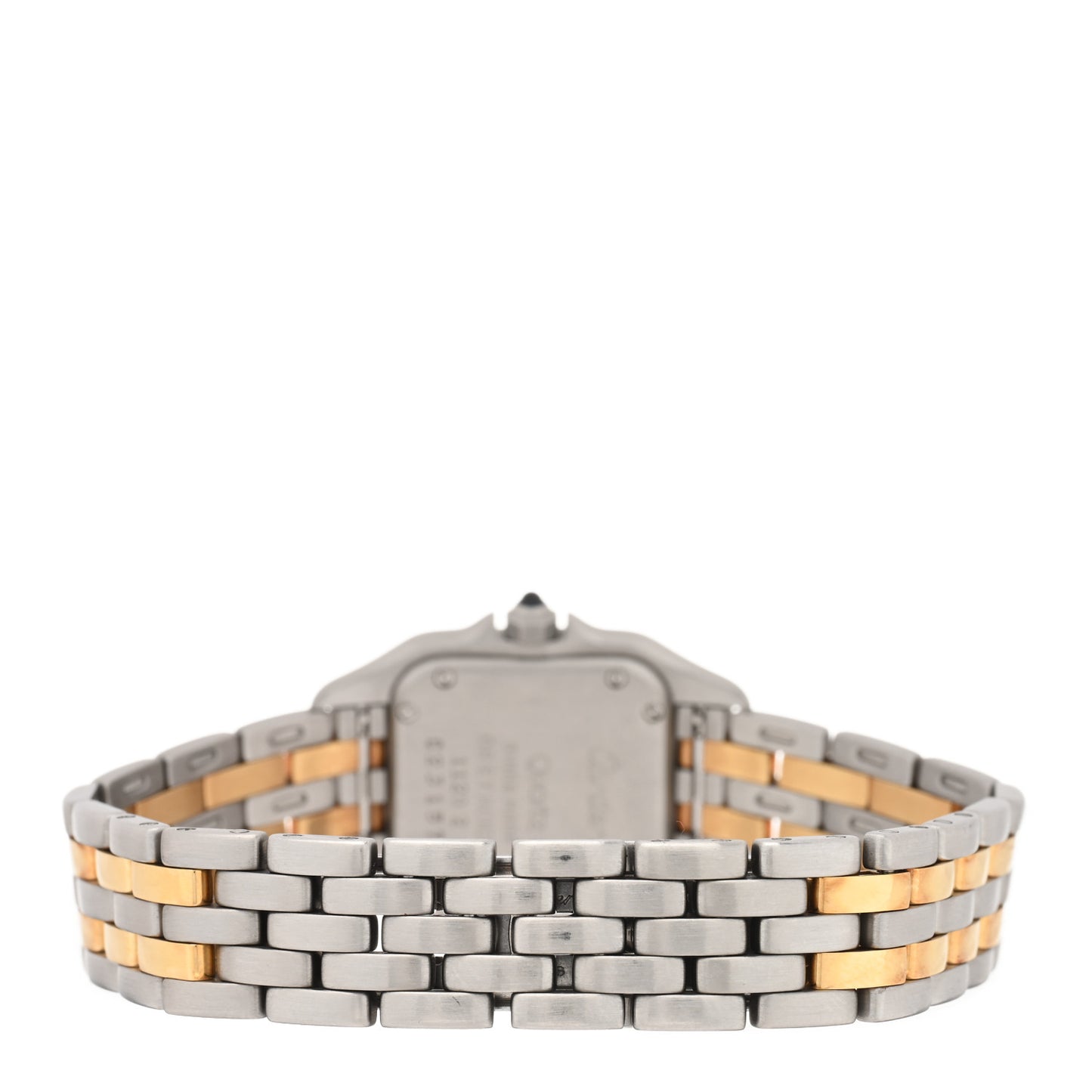 Stainless Steel 18K Yellow Gold 22mm Panthere Quartz Watch