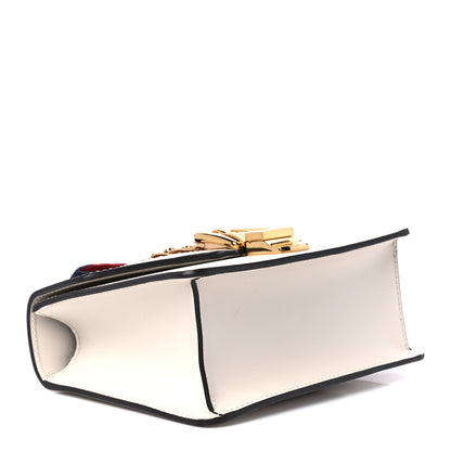 Gucci Calfskin Mini Sylvie Chain Shoulder Bag White 4 of 13