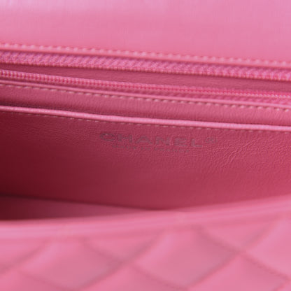 Chanel Lambskin Quilted Mini Rectangular Flap Pink 8 of 11