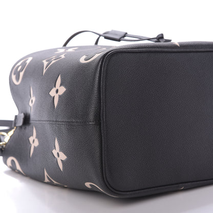 Louis Vuitton Empreinte Monogram Giant Neonoe MM Black Beige 7 of 10