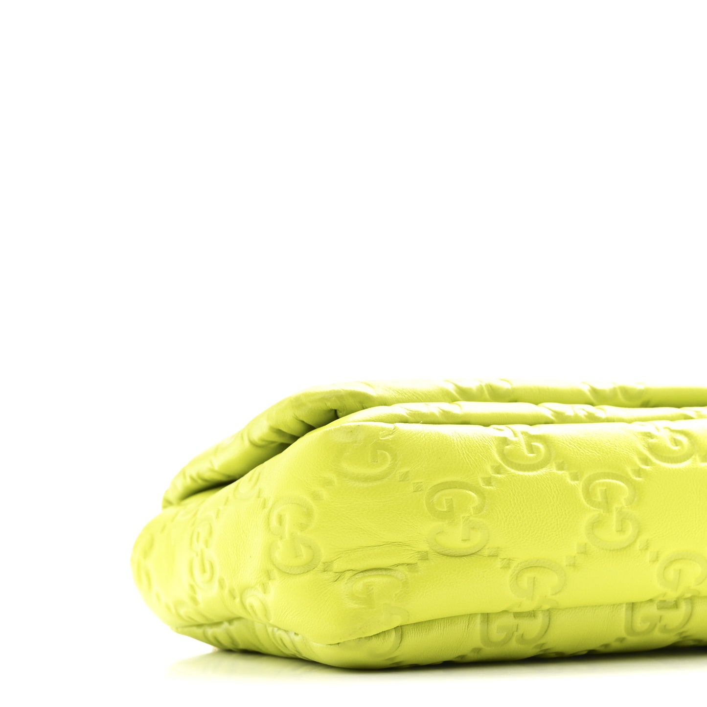 Lambskin Embossed Mini GG Milano Top Handle Shoulder Bag Light Green