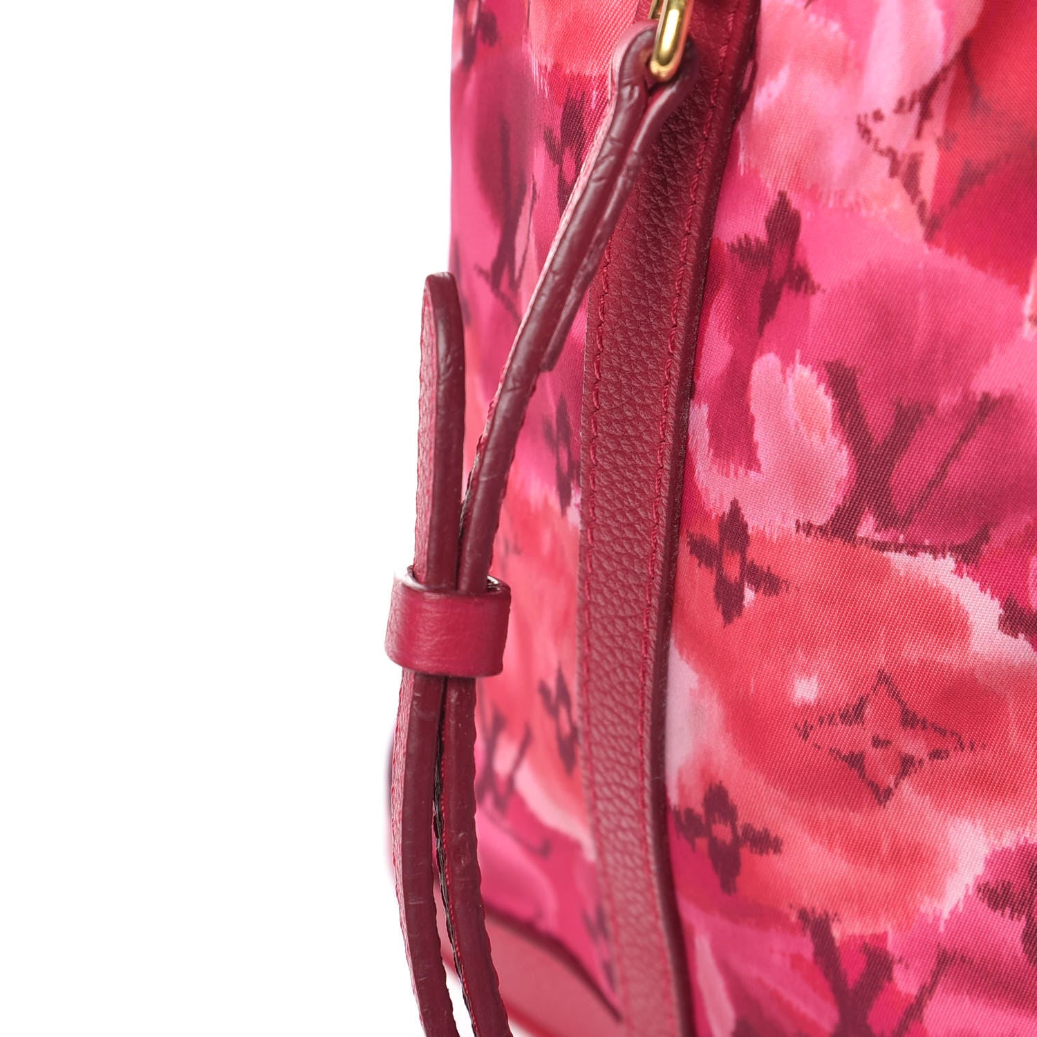 Louis Vuitton Nylon Monogram Ikat Noefull MM Rose Indien 16 of 21