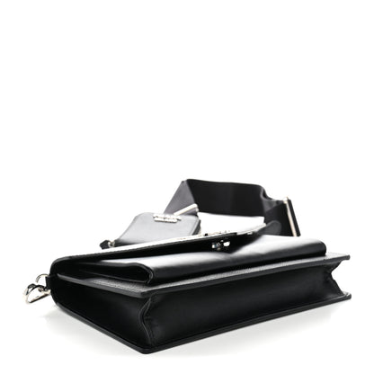 Prada Saffiano City Calf Mini Envelope Bag Black 5 of 11