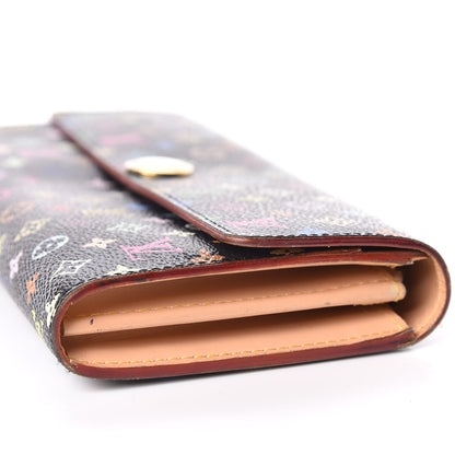 Louis Vuitton Monogram Multicolor Sarah Wallet Black Grenade 13 of 18