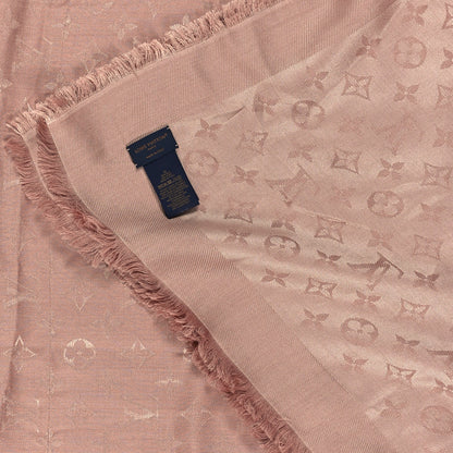 Louis Vuitton Silk Wool Monogram Classic Shawl Kraft 3 of 3
