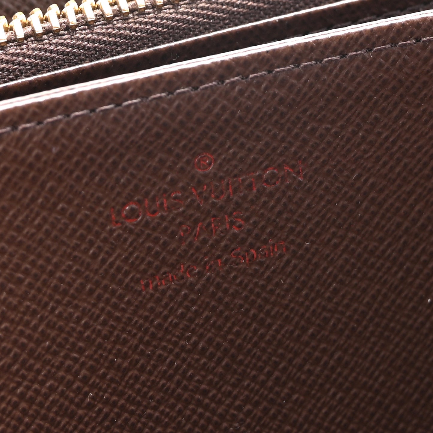 Damier Ebene Zippy Wallet