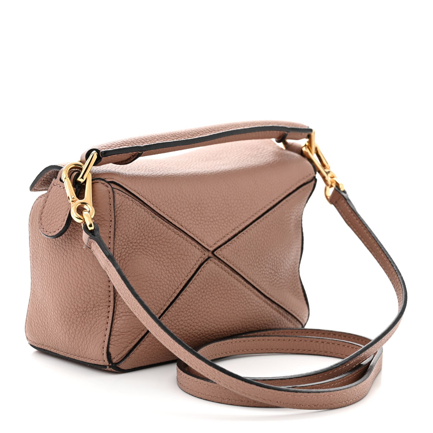 Loewe Calfskin Mini Puzzle Bag Dark Blush 3 of 10