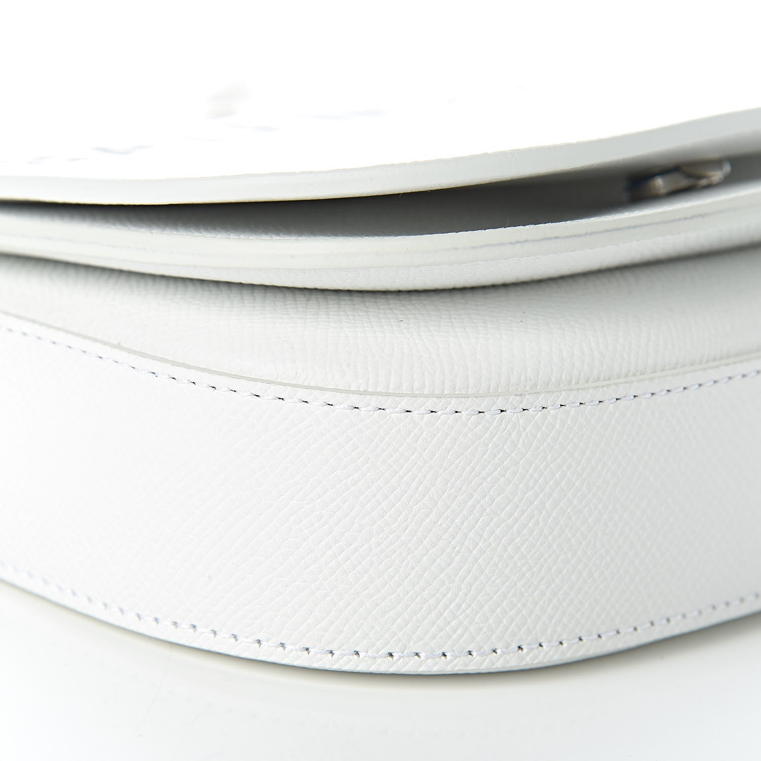 Balenciaga Grained Calfskin Logo Print Ville Day Bag XS White 7 of 9