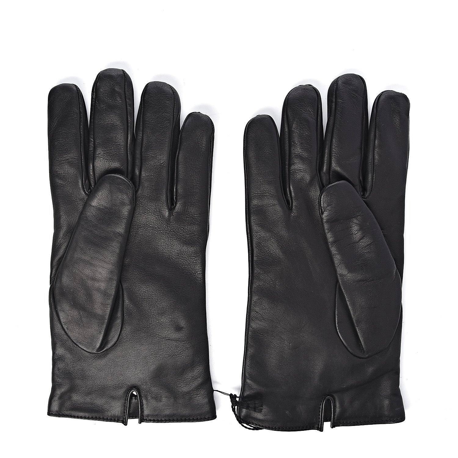 Gucci Nappa Bee Embossed Gloves 9 Medium Black 2 of 4