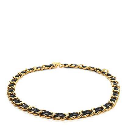 Chanel Lambskin Chain CC Medallion Belt Black Gold 2 of 4