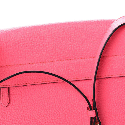 Burberry Calfskin Smooth Grain Small Burleigh Crossbody Bag Neon Pink 10 of 12