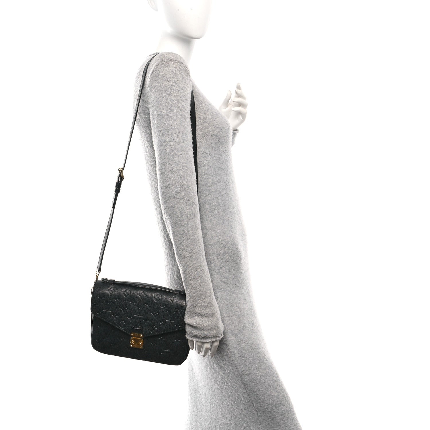 Louis Vuitton Empreinte Pochette Metis Black 2 of 10