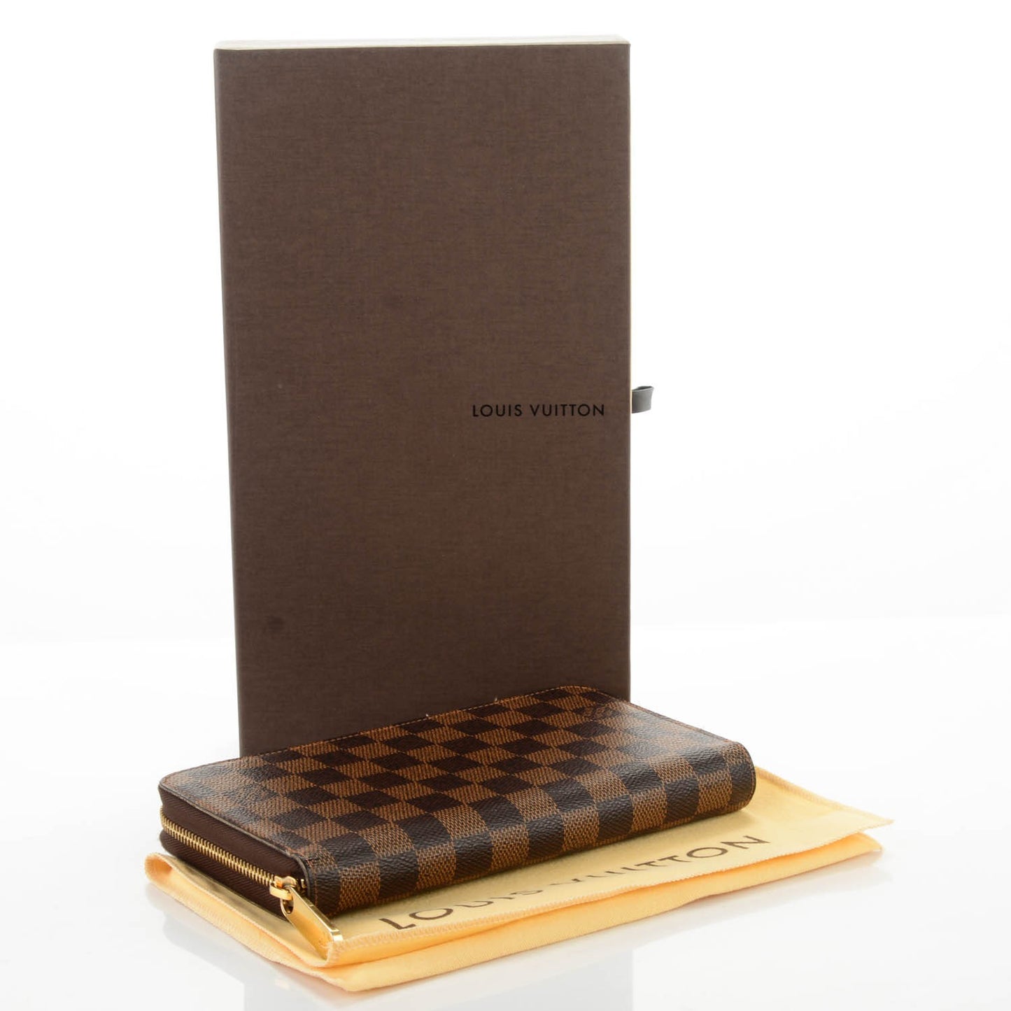 Damier Ebene Zippy Organizer Wallet