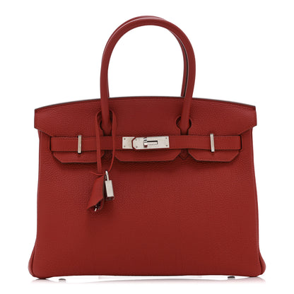 Hermes Togo Birkin 30 Vermillion 1 of 10