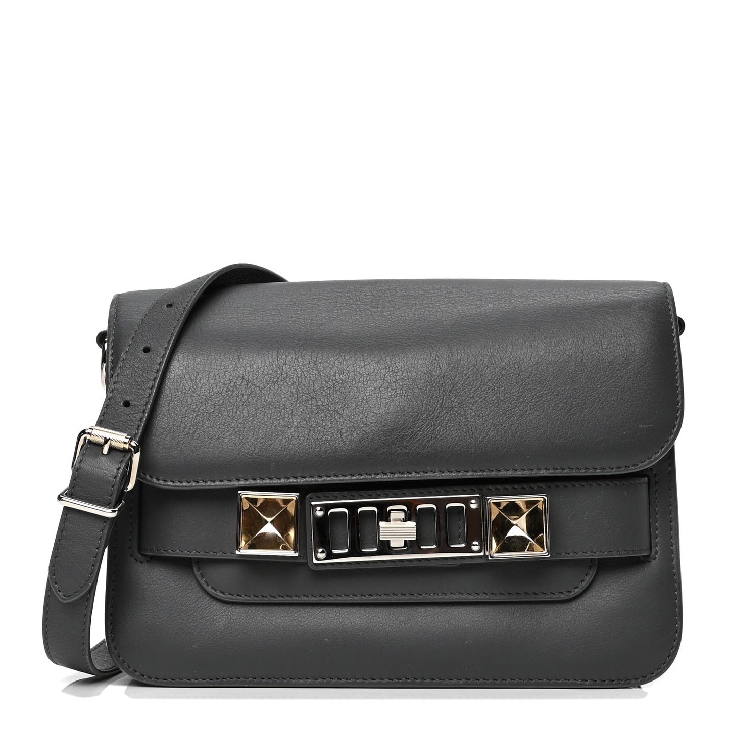 New Linosa Mini PS11 Classic Shoulder Bag Heather Grey
