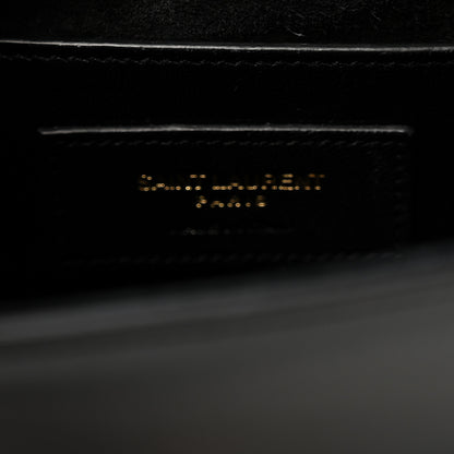 Saint Laurent Patent Small Monogram Kate Satchel Black 6 of 11