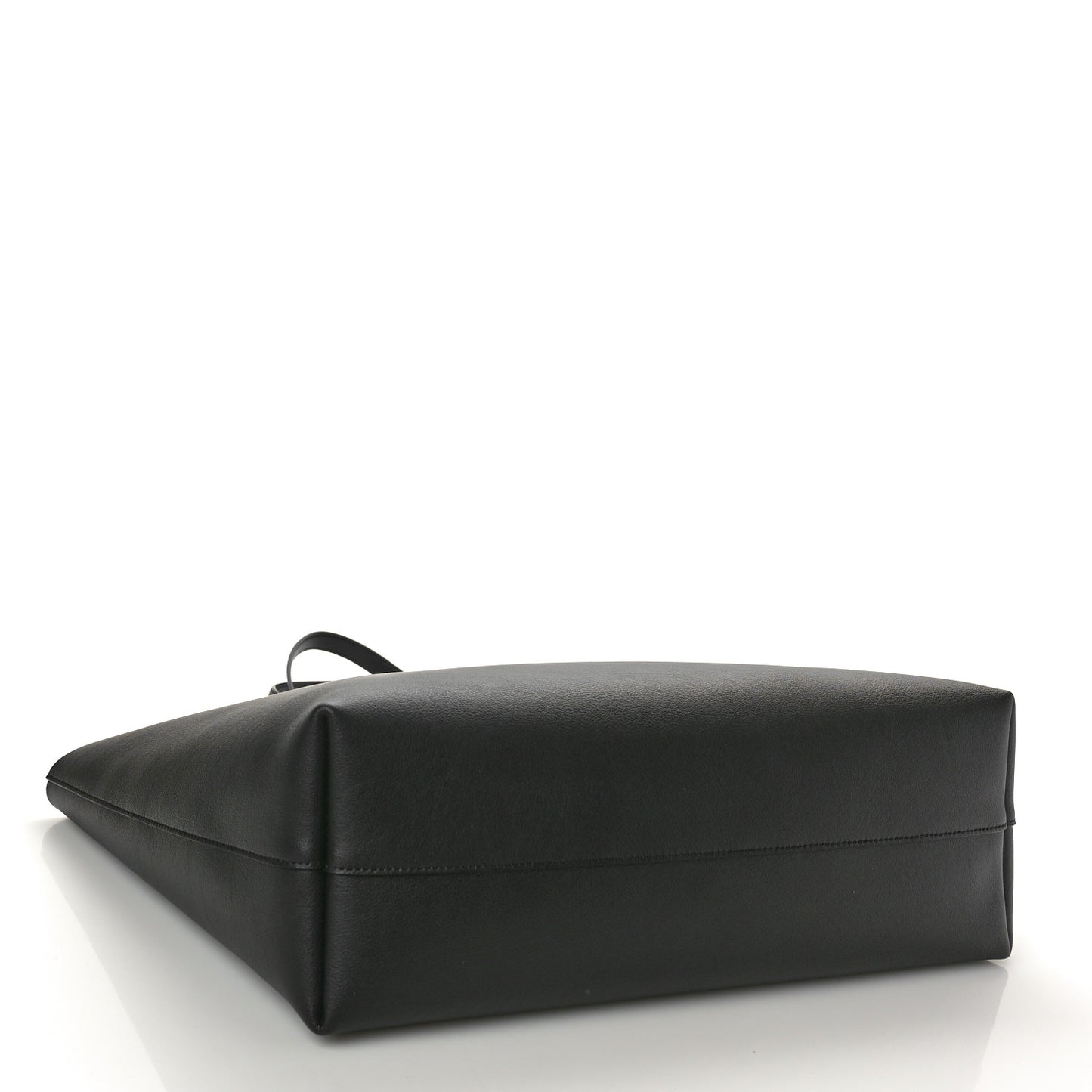 Calfskin Large Shopping Tote Black