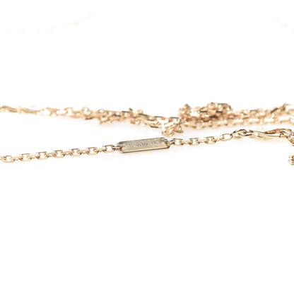 Van Cleef & Arpels 18K Yellow Gold Black Onyx Magic Alhambra Pendant Necklace 4 of 7