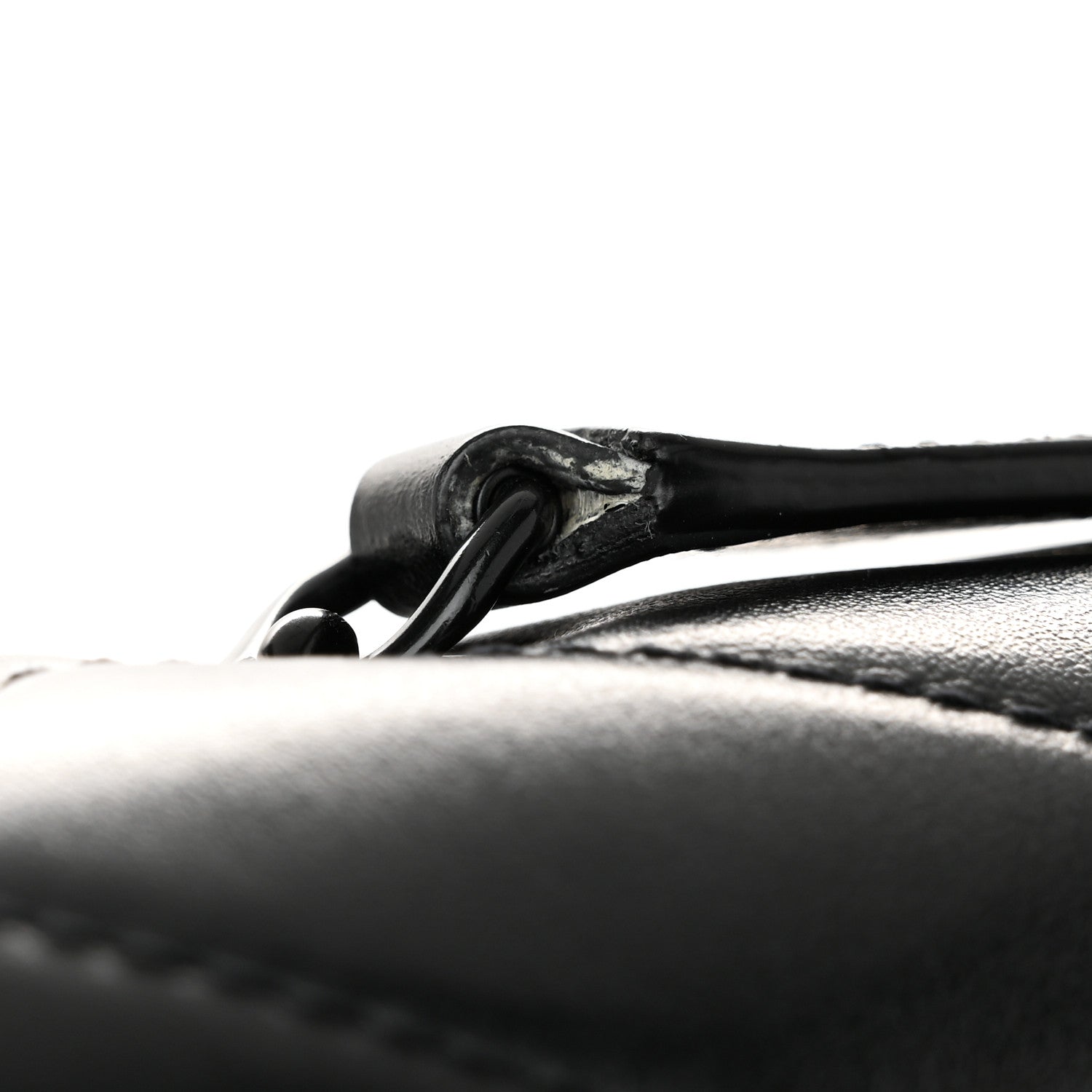 Saint Laurent Calfskin Y Quilted Monogram Monochrome Small Loulou Chain Satchel Black 12 of 12