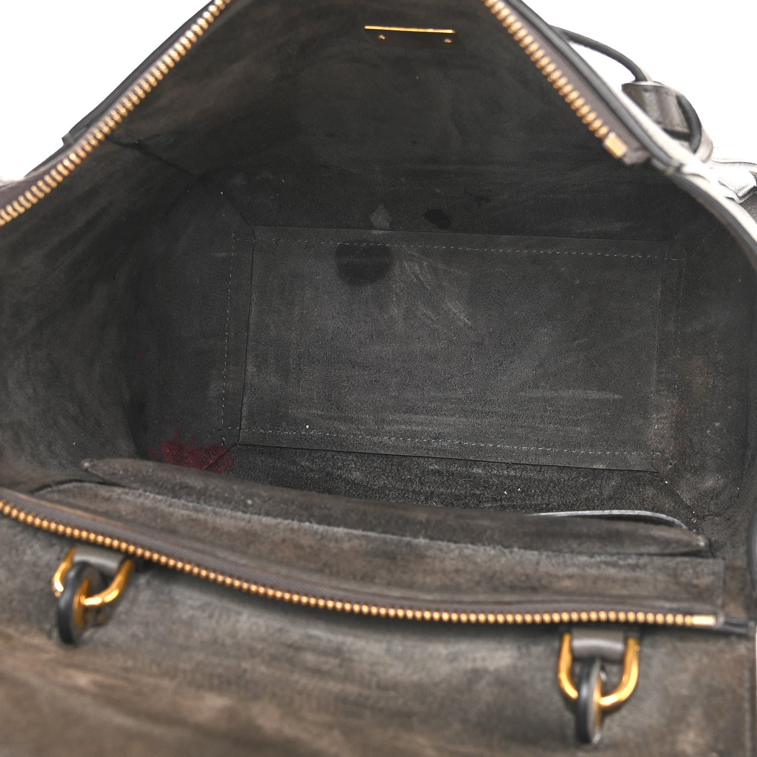 Celine Baby Grained Calfskin Micro Belt Bag Grey 5 of 20