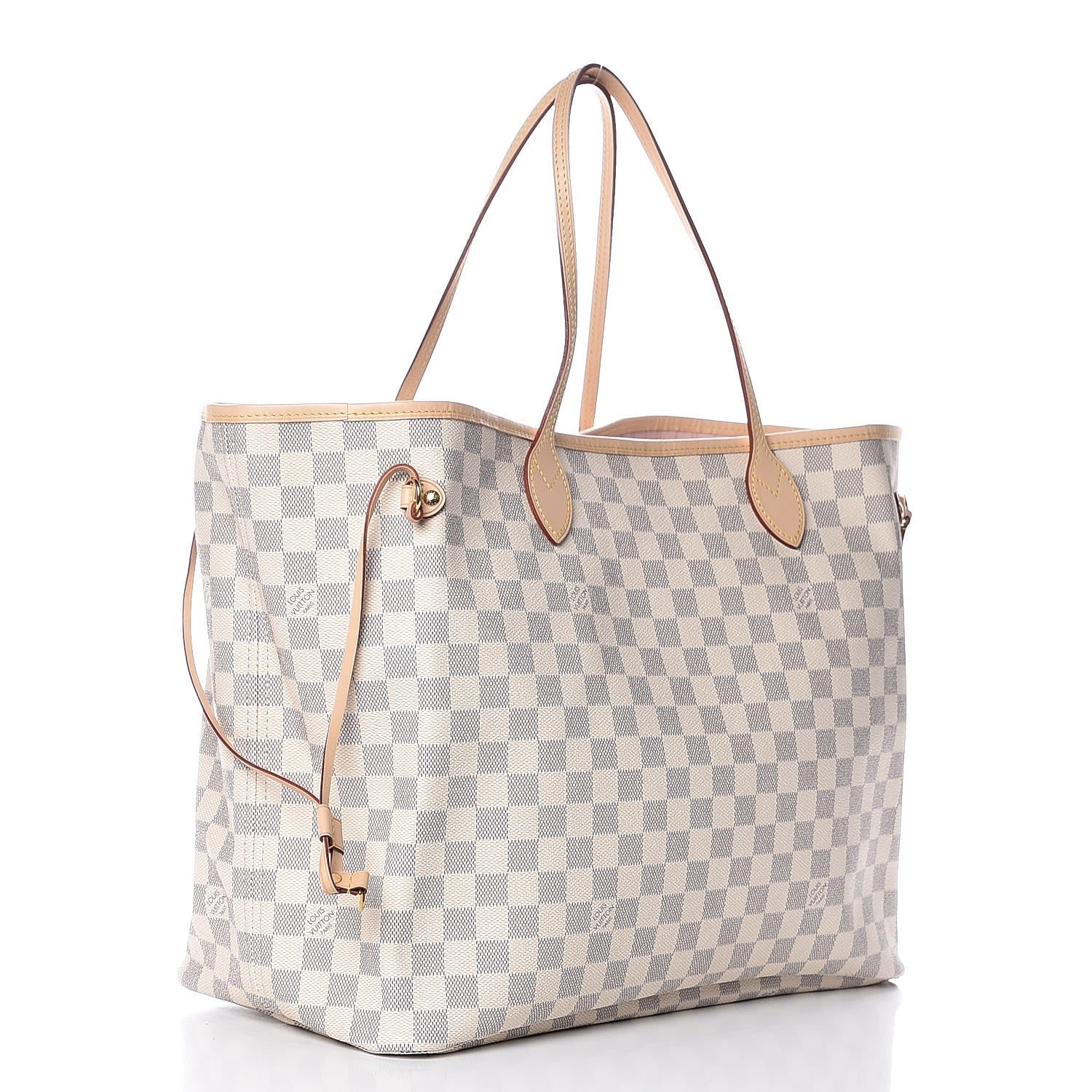 Louis Vuitton Damier Azur Neo Neverfull GM Rose Ballerine 4 of 9