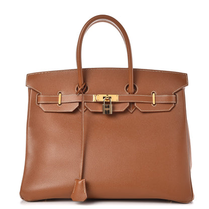 Hermes Courchevel Birkin 35 Gold 1 of 39