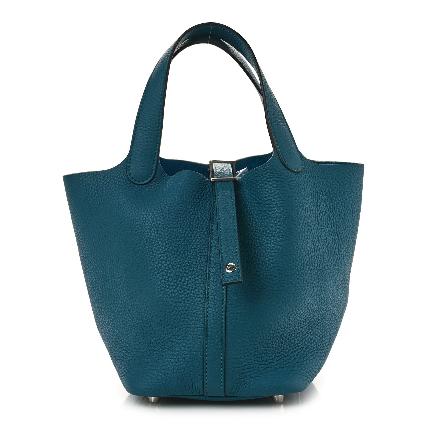 Hermes Taurillon Clemence Picotin Lock 18 PM Vert Bosphore 1 of 8