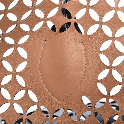 Alaia Calfskin Laser Cut Petale Tote Black 13 of 18